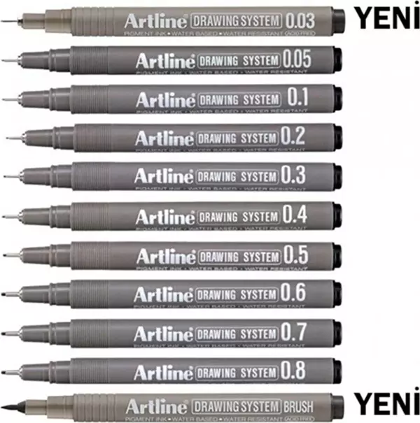 Artline Drawing System 11'li Teknik Çizim Kalem Seti - Image 1