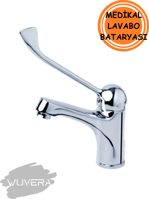 Wuvera Doktor Tipi Engelli Medikal Lavabo Bataryası – Pratik ve Hijyenik Kullanım - Image 1