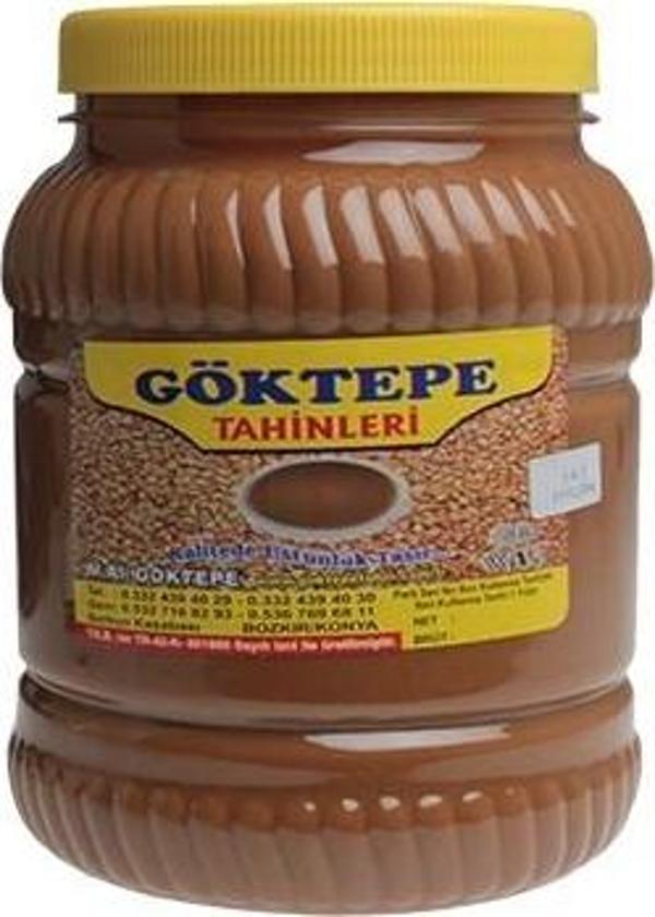Göktepe Kepekli Bozkır Tahin Plastik Kutu 1850gr - Image 1
