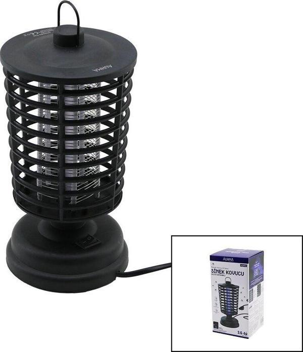 AUHMA MOSQUITO TRAP AQM-02 SİNEK CIZ ÖLDÜRÜCÜ MAKİNE FENER MODELİ MASA ÜSTÜ - ASKI HALKALI 3.6-4W 12X21.5CM (2818) - Image 1