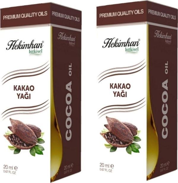 Hekimhan Bitkisel Kakao Yağı 20 Ml 2 Adet - Image 1