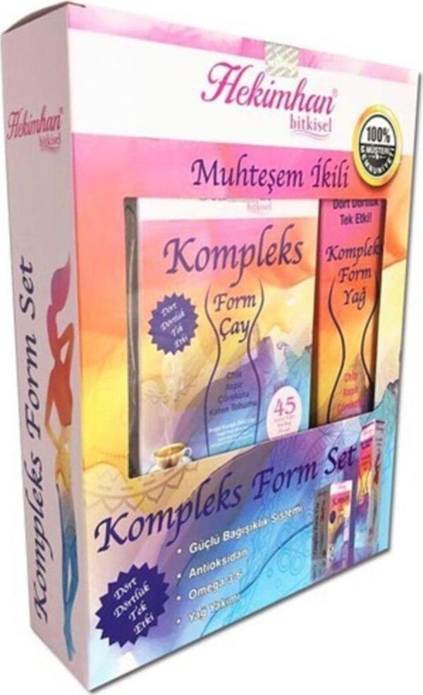 Hekimhan Bitkisel Kompleks Form Set Yağ Çay - Image 1