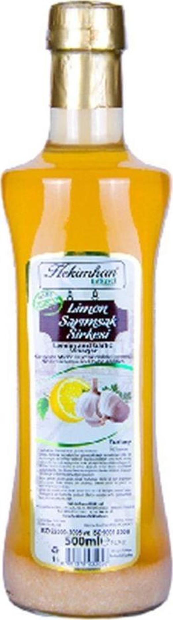 Hekimhan Bitkisel Limon Sarımsak Sirkesi 500 Ml - Image 1
