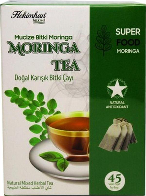 Hekimhan Bitkisel Moringa Çayı 45'Li Süzen Poşet 2 Adet - Image 1