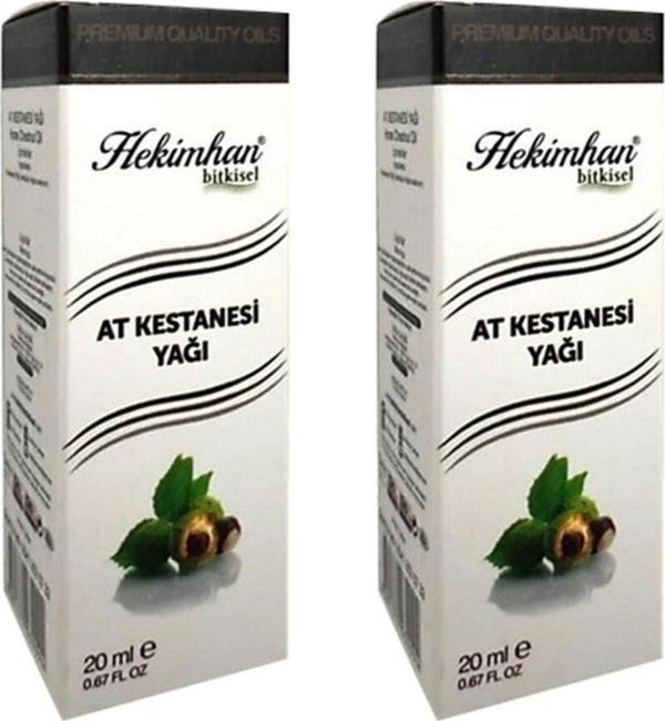 Hekimhan Bitkisel At Kestanesi Yağı 20 Ml 2 Adet - Image 1