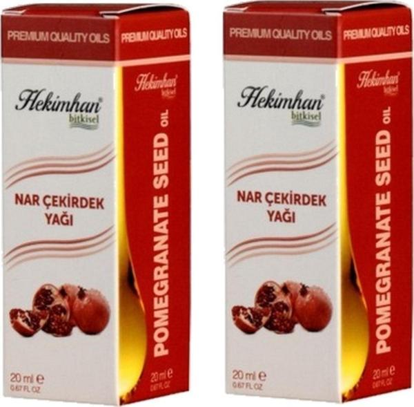 Hekimhan Bitkisel Nar Çekirdeği Yağı 20 Ml 2 Adet - Image 1