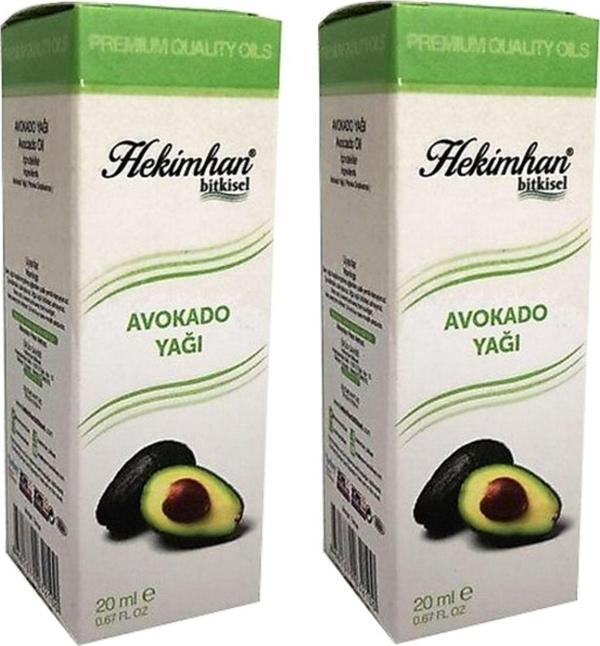 Hekimhan Bitkisel Avokado Yağı 20 Ml 2 Adet - Image 1
