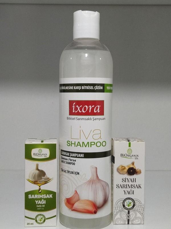 Biorganix Life Sarımsaklı Şampuan + Sarımsak Ve Siyah Sarımsak Yağı - Image 1