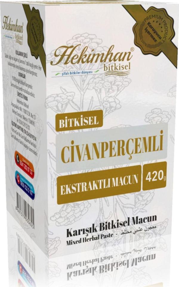 Hekimhan Bitkisel Ayzer Aktar Bitkisel Civan Perçemli Macun 420 Gr - Image 1