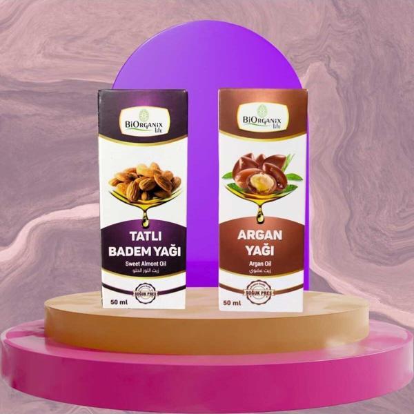 Biorganix Life Tatlı Badem Yağı + Argan Yağı - Image 1