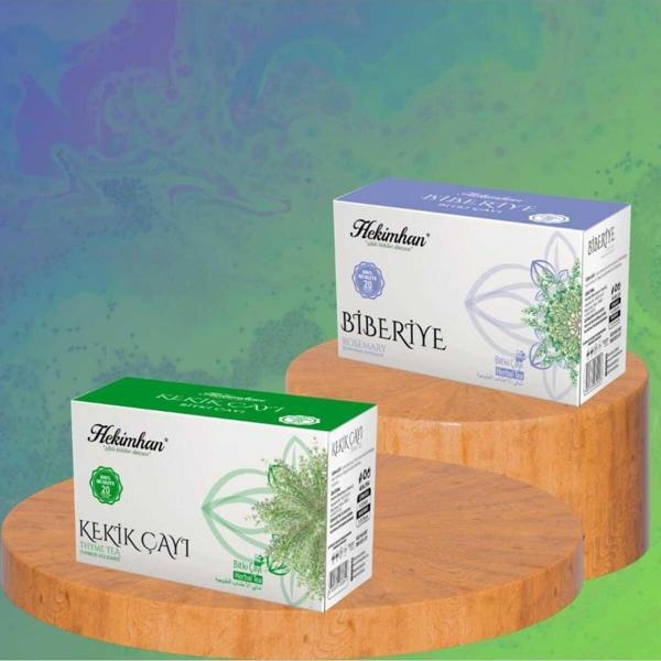 Hekimhan Bitkisel Biberiye Çayı 20'Li Ve Kekik Çayı 20'Li - Image 1