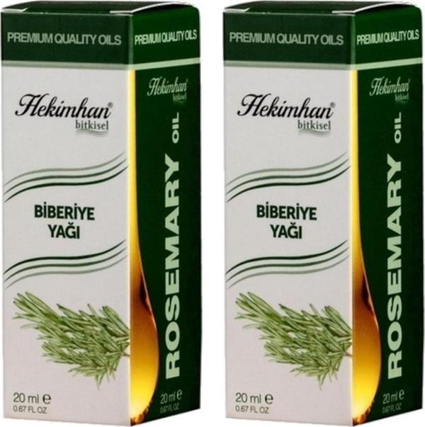 Hekimhan Bitkisel Biberiye Yağı 20 Ml 2 Adet - Image 1