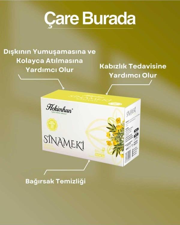 Hekimhan Bitkisel Sinameki Çayı 20 Süzen Poşet - Image 1