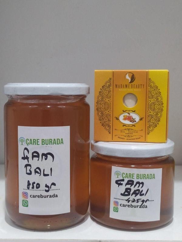 Çare Burada Doğal Çam Balı 850 Gr + 425 Gr Bitkisel Sabun - Image 1