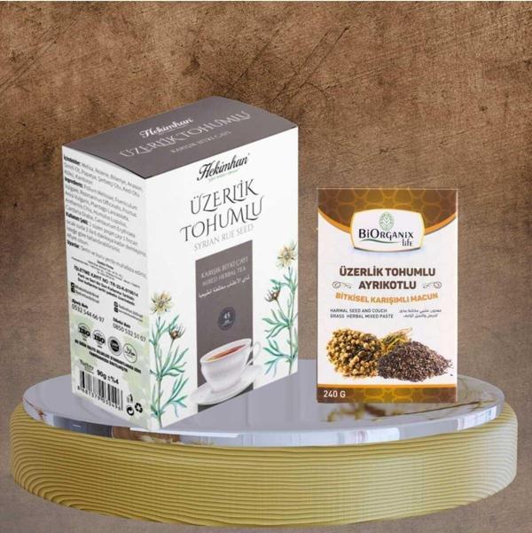 Hekimhan Bitkisel Üzerlik Tohumlu Çay + Üzerlik Tohumlu Ayrıkotlu Macun - Image 1