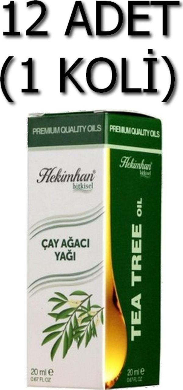 Hekimhan Bitkisel Çay Ağacı Yağı 20 Ml 12 Adet (1 Koli) - Image 1