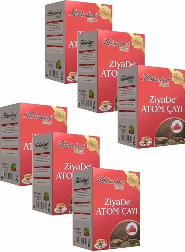 Hekimhan Bitkisel Ziyade Atom Çayı 200 Gr X 6 Adet - Image 1