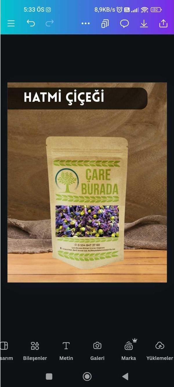 Çare Burada Hatmi Çiçeği 50 Gr - Image 1