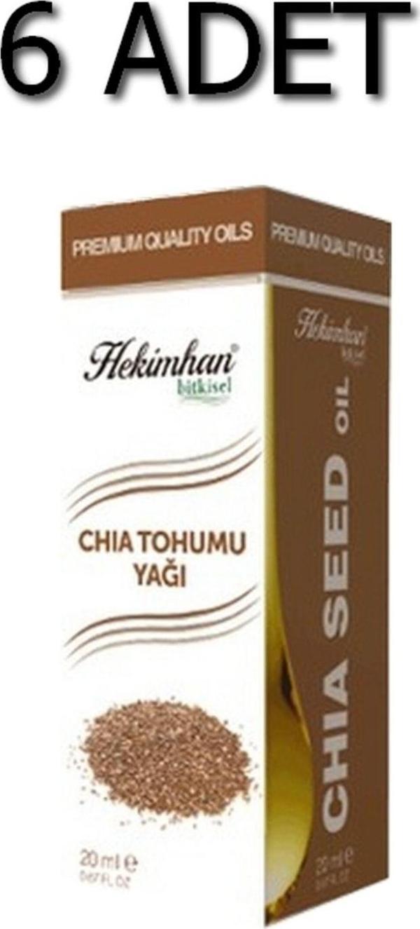 Hekimhan Bitkisel Chia Tohumu Yağı 20 Ml 6 Adet - Image 1