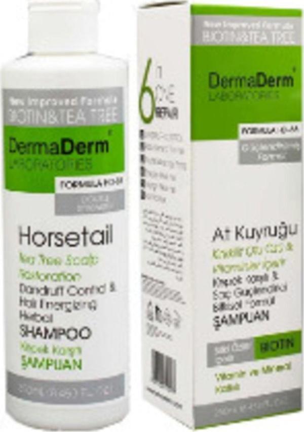 Dermaderm At Kuyruğu Kırkkilit Otu Özü Ve Kepek Karşıtı Şampuan ( 250 Ml ) - Image 1