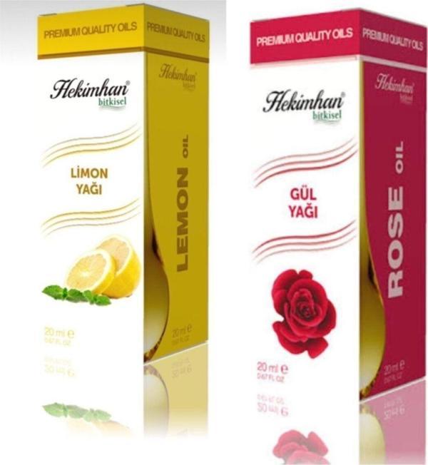 Hekimhan Bitkisel Gül Ve Limon Yağı 20 Ml - Image 1