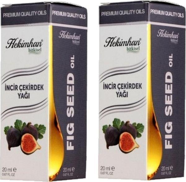 Hekimhan Bitkisel Hekimhan Incir Çekirdeği Yağı 20 Ml 2 Adet - Image 1