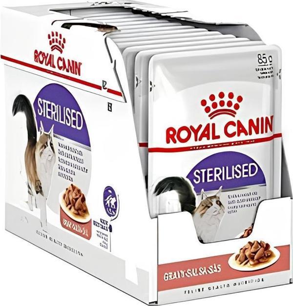 Royal Canin Gravy Sterilised 37 Pouch Kısırlaştırılmış Yaş Kedi Maması 12 x 85 gr - Image 1