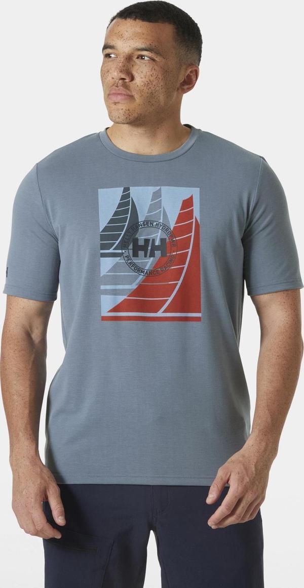 HELLY HANSEN HP RACE GRAPHIC T-SHIRT HHA.34419WashedNavy - Image 1