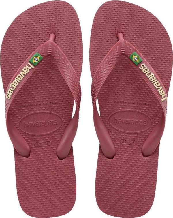 HAVAIANAS Brasil Logo Amaranth Parmak Arası Terlik 4110850-9339 - Image 1