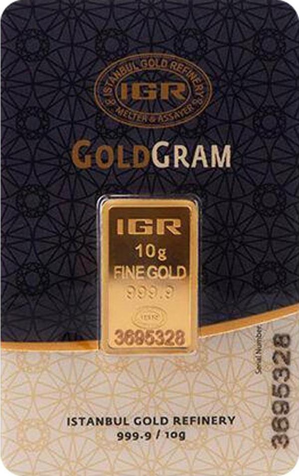 RimaGold 10 gr 24 Ayar 999.9 Milyem İAR Gram Altın - Image 1