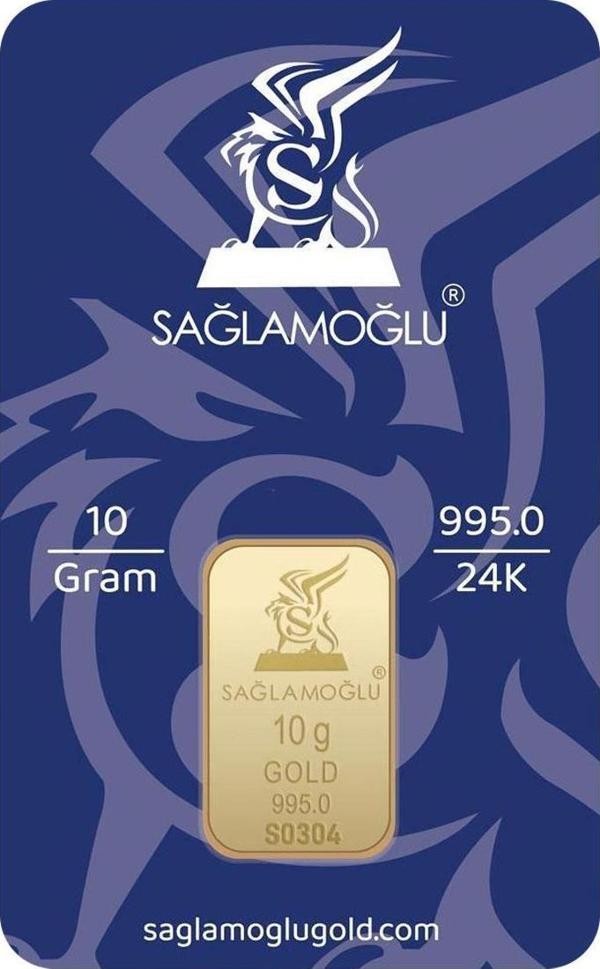 RimaGold 10 gr 24 Ayar Sağlamoğlu Gram Altın - Image 1