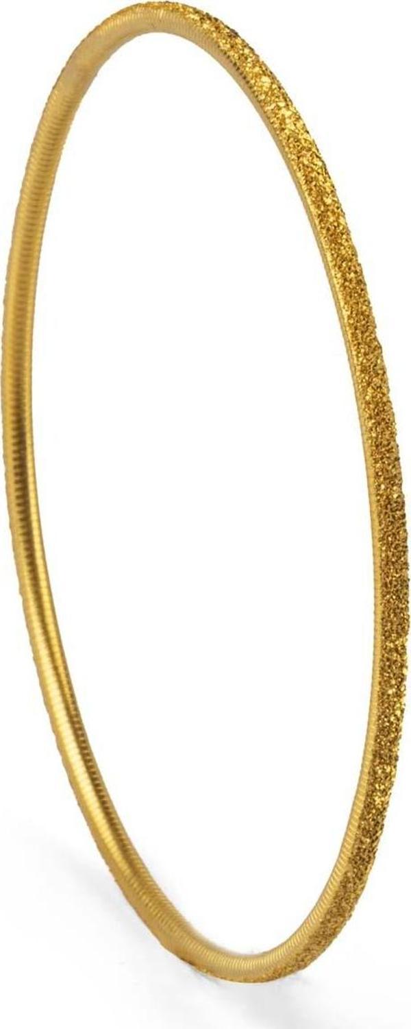 Rima Gold 22 Ayar 10 Gram Ajda Düz Sim Detaylı Bilezik - Image 1
