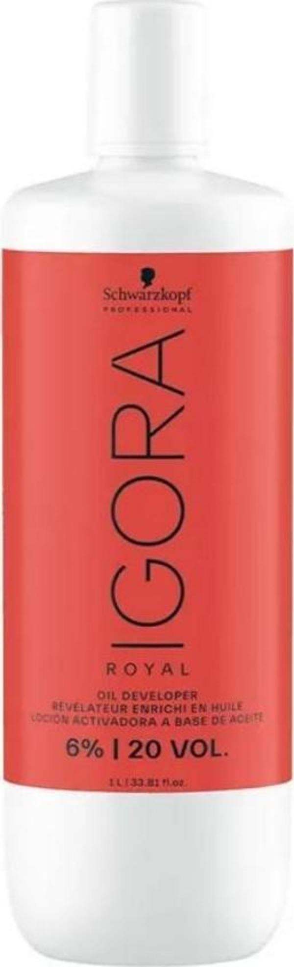 Schwarzkopf Igora Royal Yağ Bazlı Oksidan 1000 Ml 20 Volüm %6 - Image 1