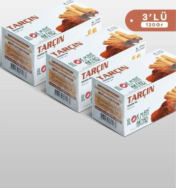 DVD Lokman Aktar Tarçın Çay 20 Adet Bardak Poşet Çay 40 Gr x 3 Adet - Image 1
