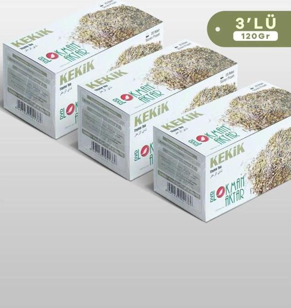 DVD Lokman Aktar Kekik Çay 20 Adet Poşet Çay 40 Gr x 3 Adet - Image 1