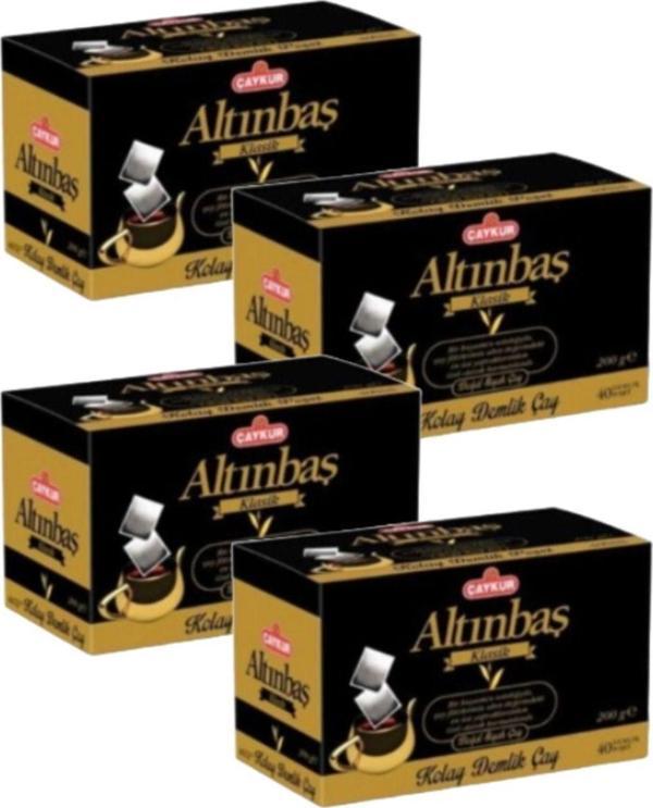 Çaykur Altınbaş Demlik Poşet Klasik 200 Gr x 4 Adet - Image 1