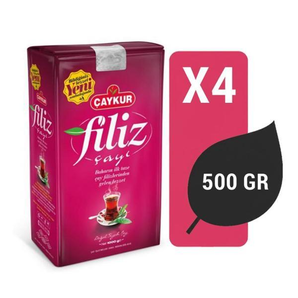 Çaykur Filiz Çayı 500 gr x 4 Adet - Image 1