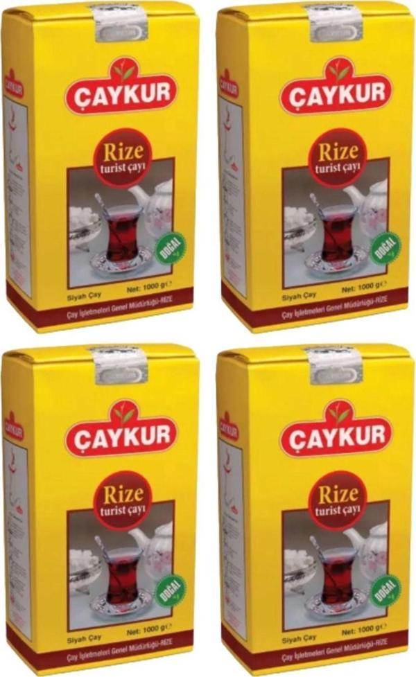 Çaykur Rize Turist Çayı 1000 gr x 4 Adet - Image 1