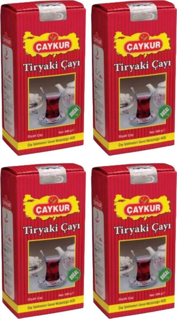Çaykur Tiryaki Çayı 500 gr x 4 Adet - Image 1