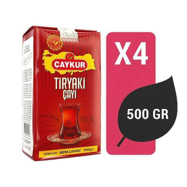 Çaykur Tiryaki Çayı 500 gr x 4 Adet - Image 1