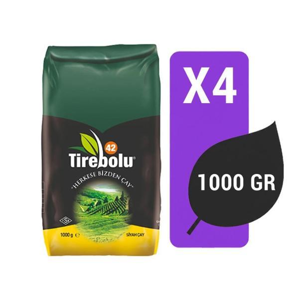 Tirebolu42 Siyah Çay 1000 gr x 4 Adet - Image 1