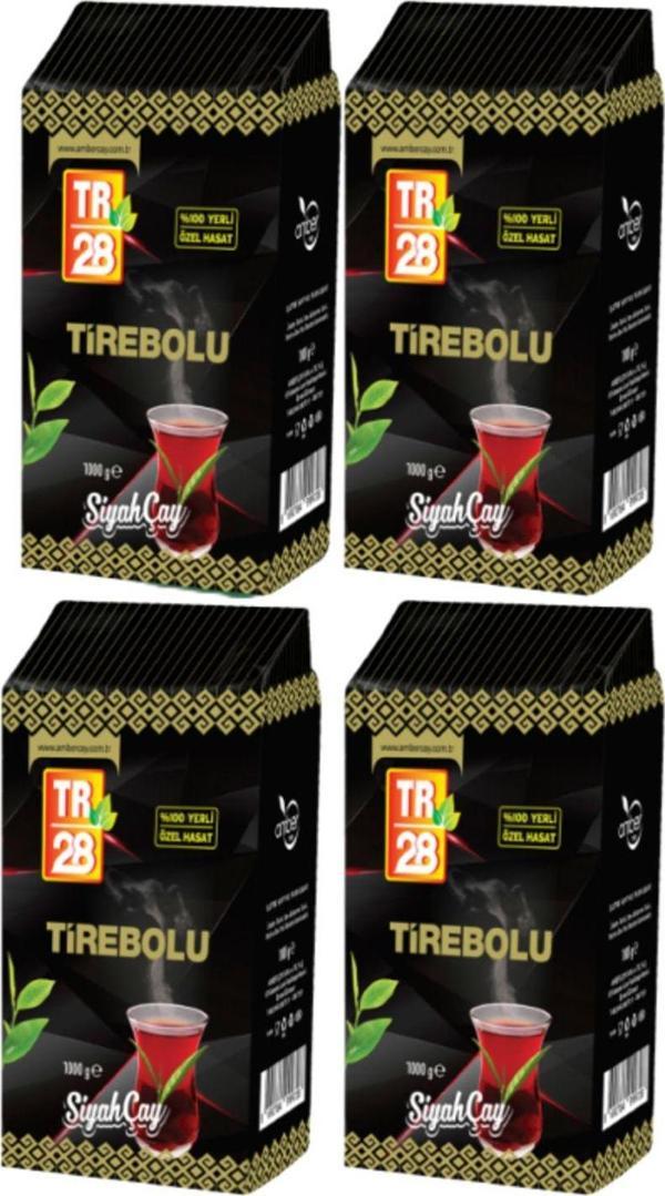 Tirebolu TR28 Dökme Siyah Çay 1000 Gr x 4 Adet - Image 1