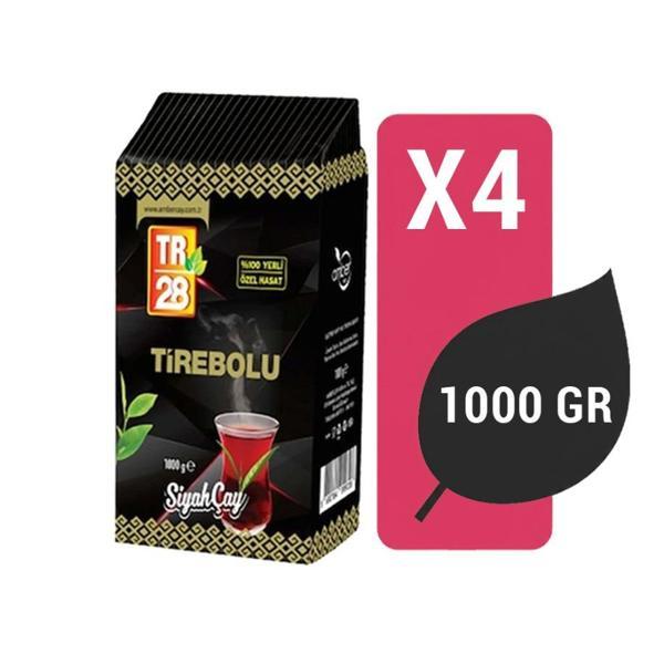 Tirebolu TR28 Dökme Siyah Çay 1000 Gr x 4 Adet - Image 1