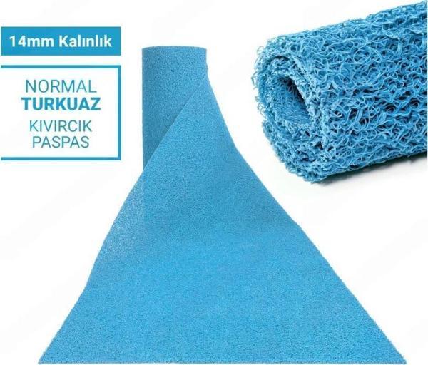 120X550CM TURKUAZ KIVIRCIK PASPAS-HALI KAYMAZ YOLLUK LİDYA 14MM - Image 1