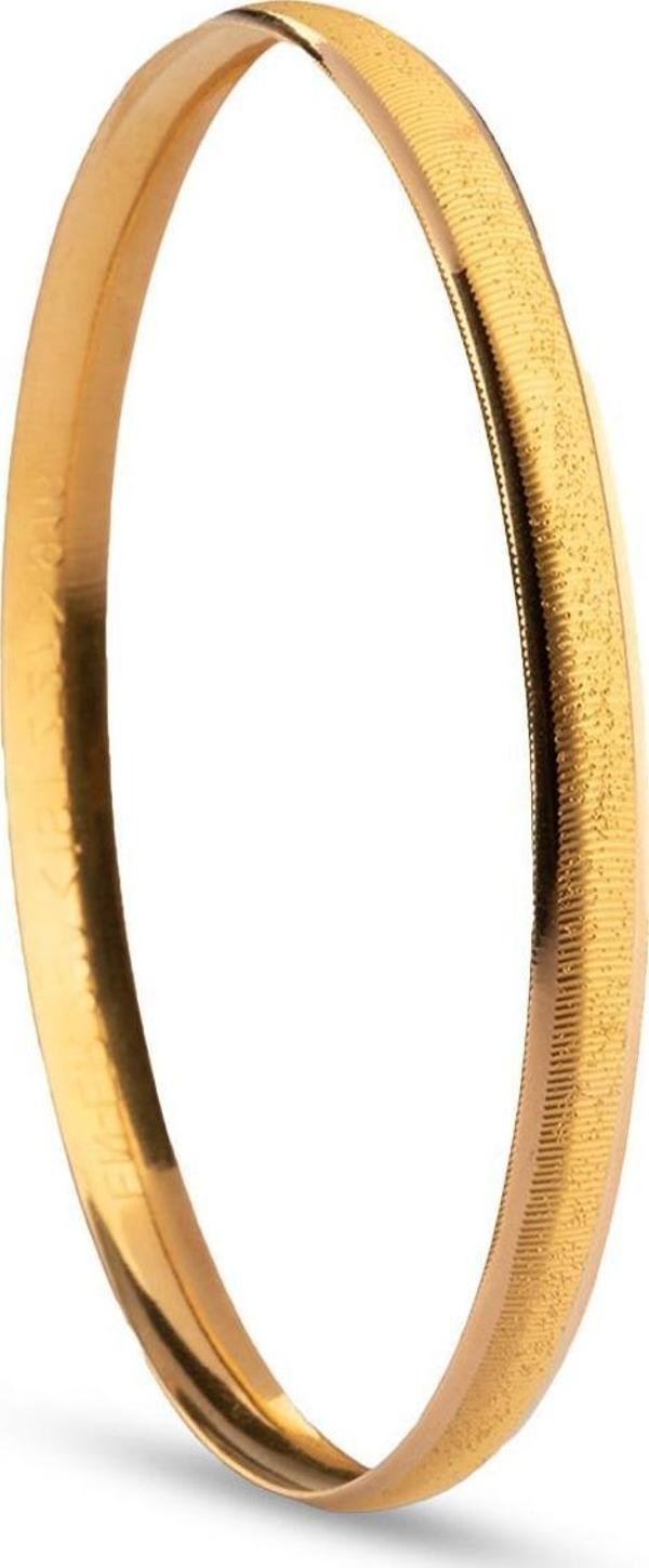 Rima Gold 22 Ayar 6,5 Gram Simli Bilezik 6mm - Image 1