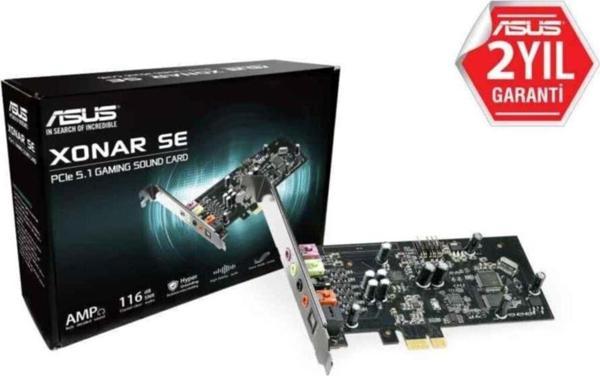 ASUS XONAR SE PCI EXPRESS 5.1 KANAL 116DB OYUNCU SES KARTI - Image 1
