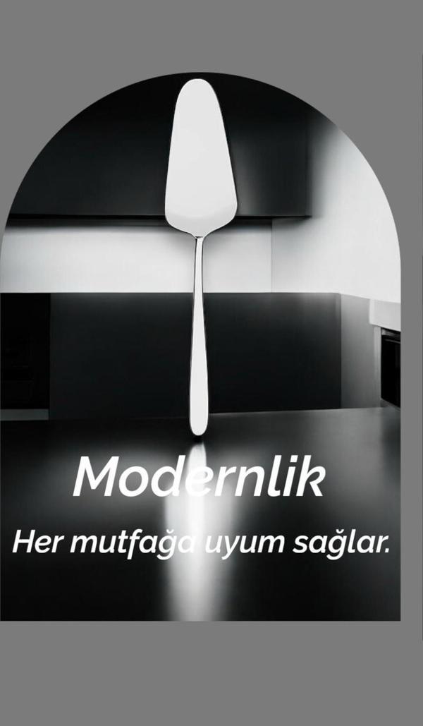 Nehir sultan servis spatula kürek - servis küreği 25,9 cm. - Image 1