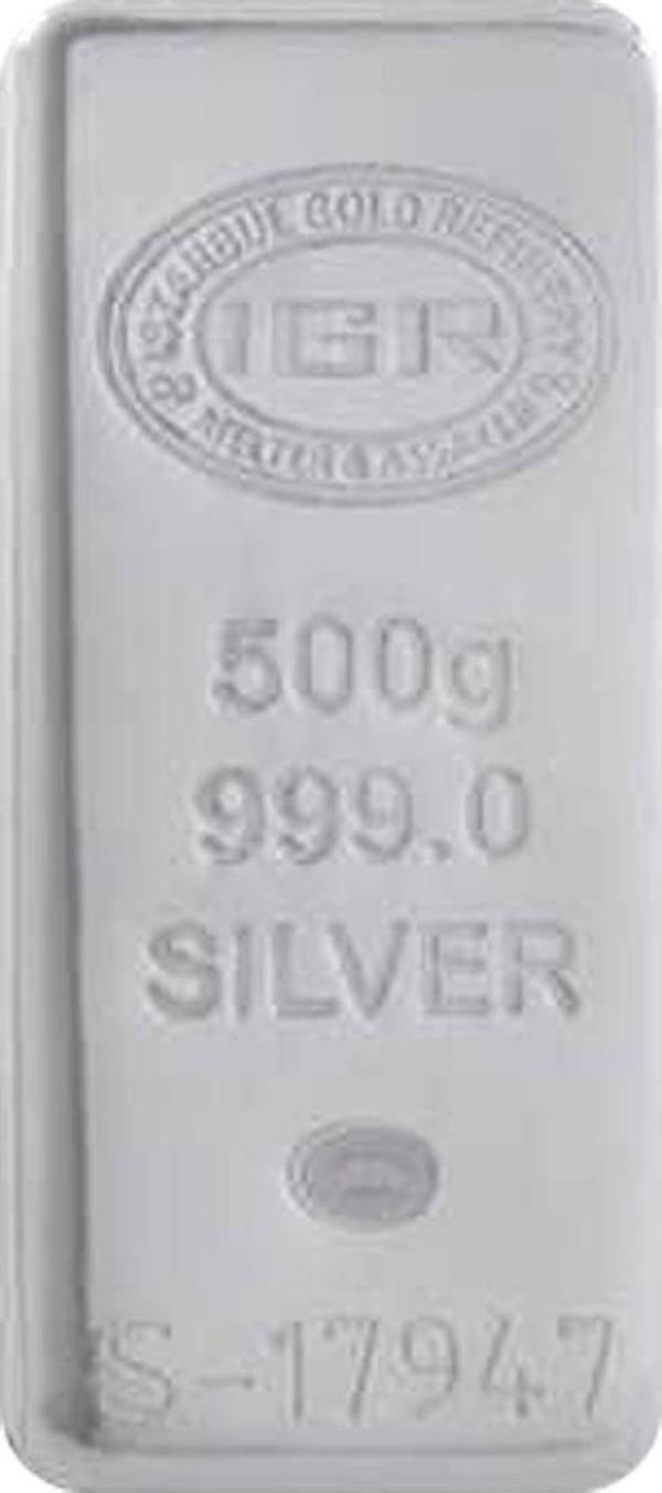 RimaGold İAR 500 Gr Gümüş Külçe - Image 1