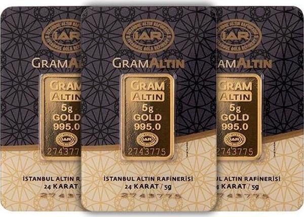 RimaGold 3 Adet 5 gr 24 Ayar İAR Gram Altın - Image 1