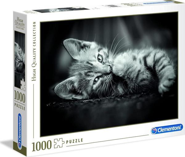 Clementoni Kedi Yavruları 1000 Parça High Quality Collection Yetişkin Puzzle Kitty Clemkit - Image 1